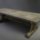 Grande table à manger en chêne massif récupéré, 280 × 100 × 75 cm