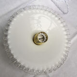 White opaline hanging lamp