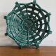 Woven ceramic fruit bowl