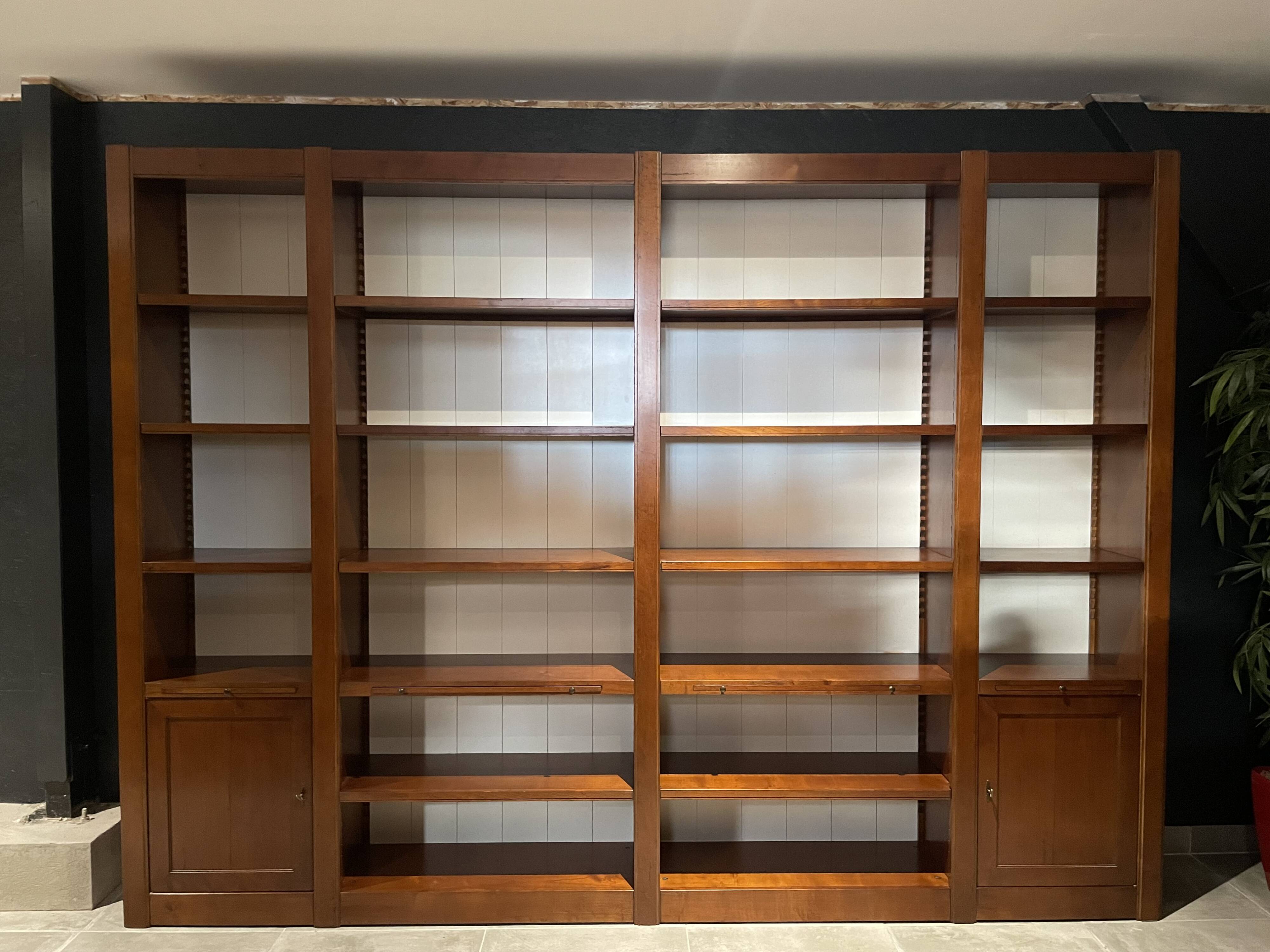 Roche bobois library folio solid cherry + delivery and assembly