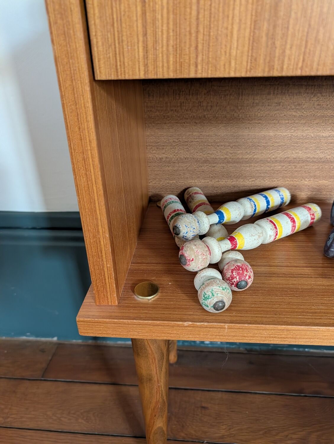 70s Scandi Icon: Architectural & Functional Nightstand