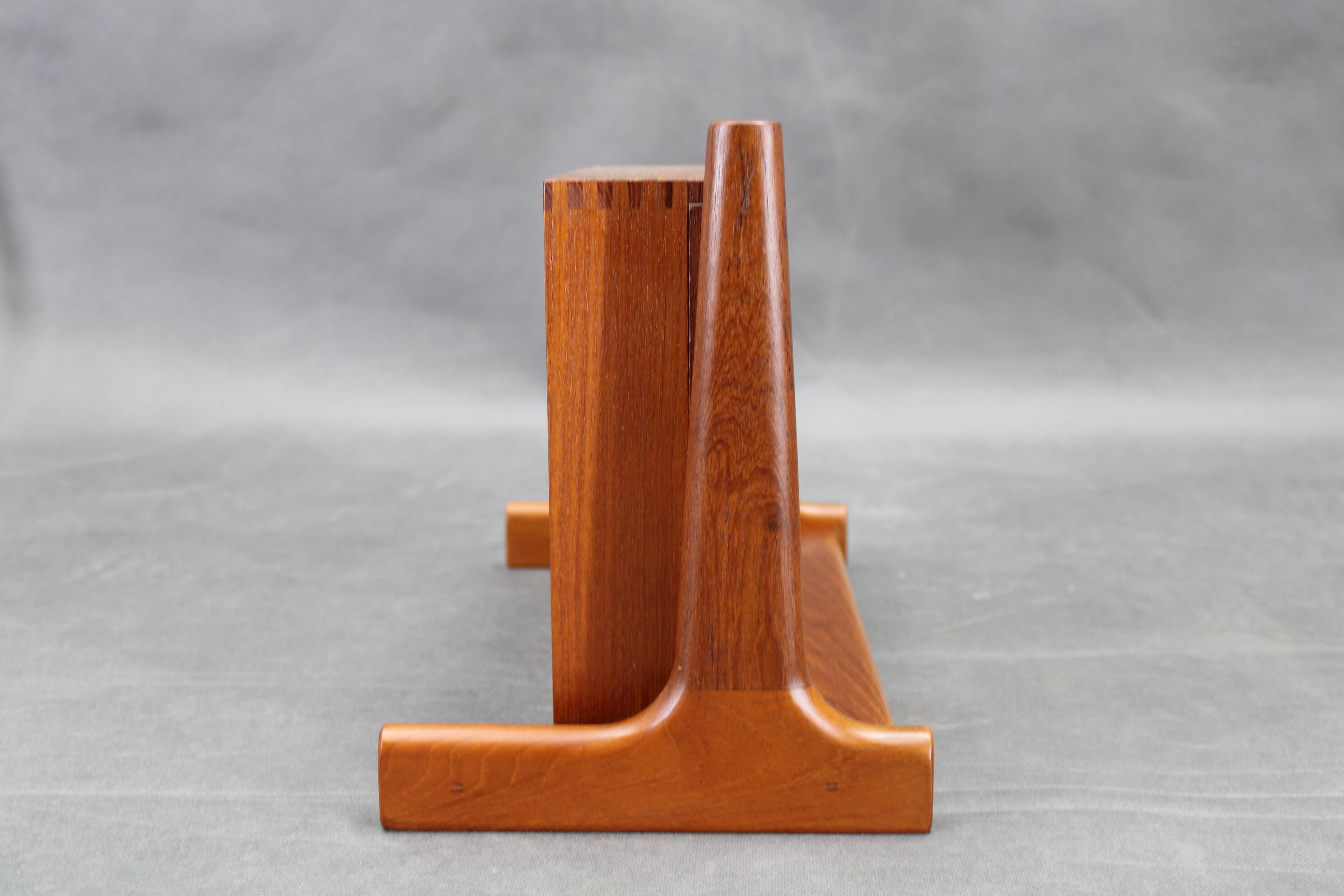 1950s pair of rare Borge Mogensen teak floating night stands by Dyrlund Denmark