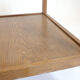 Light wood service and removable top from the 60s and 70s.