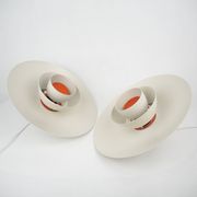 Pair of 2 Danish vintage PH 4/3 pendant lamps by Poul Henningsen, 1966