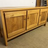 Vintage elm sideboard by Maison Regain editions