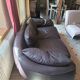 Leather sofa model "Narguilé" Tre erre S.P.A.