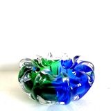 Cobalt blue Murano ashtray 1970