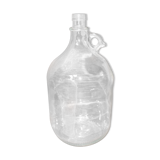 Glass canister with handle
