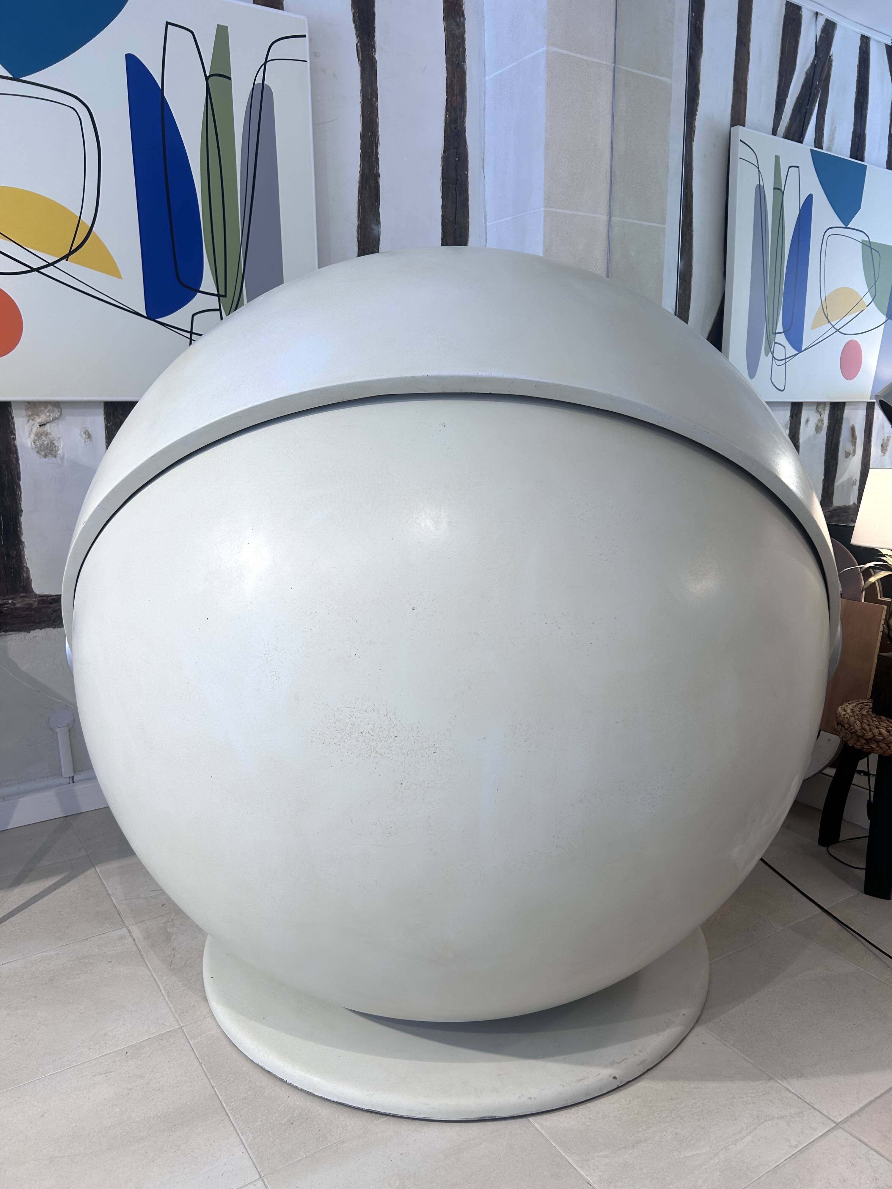 Chaise Sunball par Günter Ferdinand Ris et Herbert Selldorf pour Rosenthal, 196