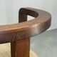1930s Czech Art Deco Solid Oak Armchair