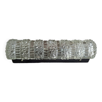 Old bubbled glass wall light from the 60s.