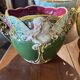 Pair of slipware plant pots in Art Nouveau style