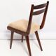 Chaise Mid Century Gazelle II en Velours Beige et Bois de Hêtre, Europe, 1960s