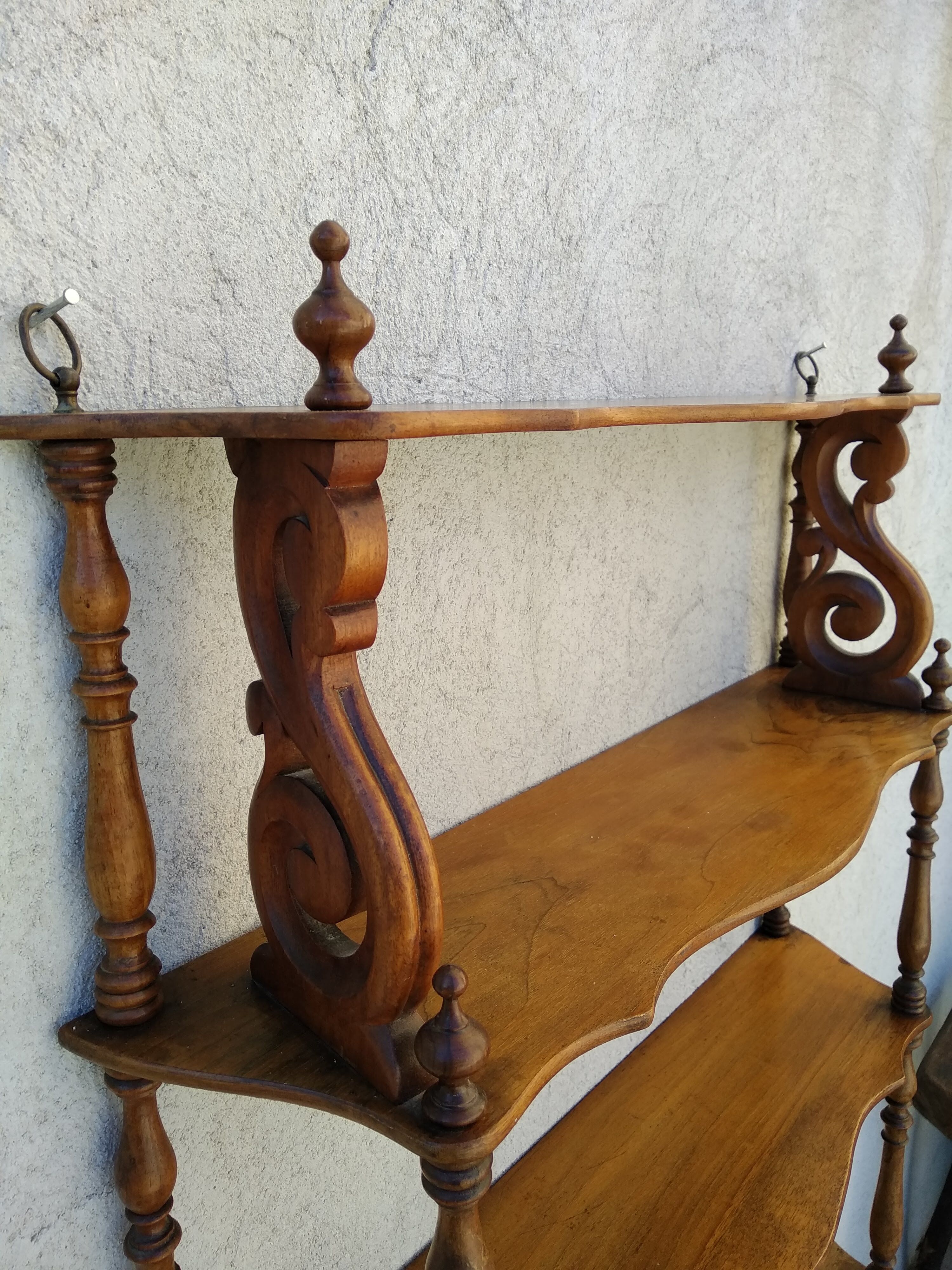 Wooden wall shelf xixith napoleon iii