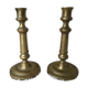 Pair of brass candlestick
