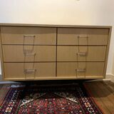Vintage Formica Double Chest of Drawers