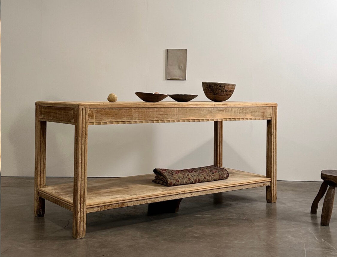 Painted draper table