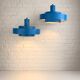 Paire de suspensions Equator bleues par Jo Hammerborg pour Fog & Mørup, 1968