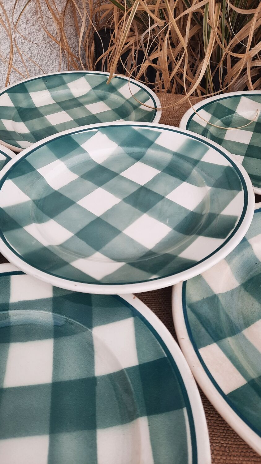 Vintage checkered plate