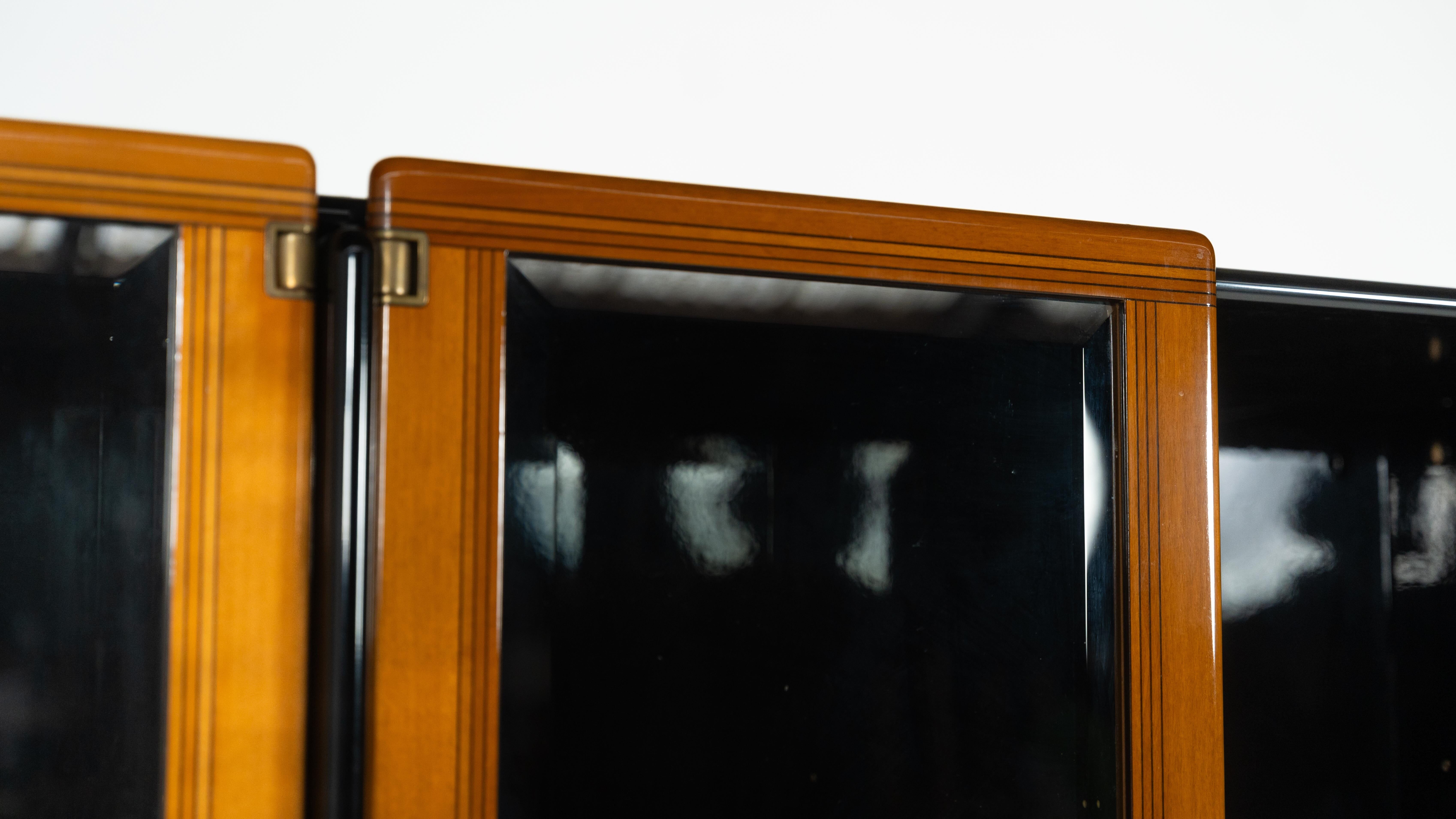 Library/Display Cabinet Artona modern mid-century by Afra and Tobia Scarpa, Maxalto