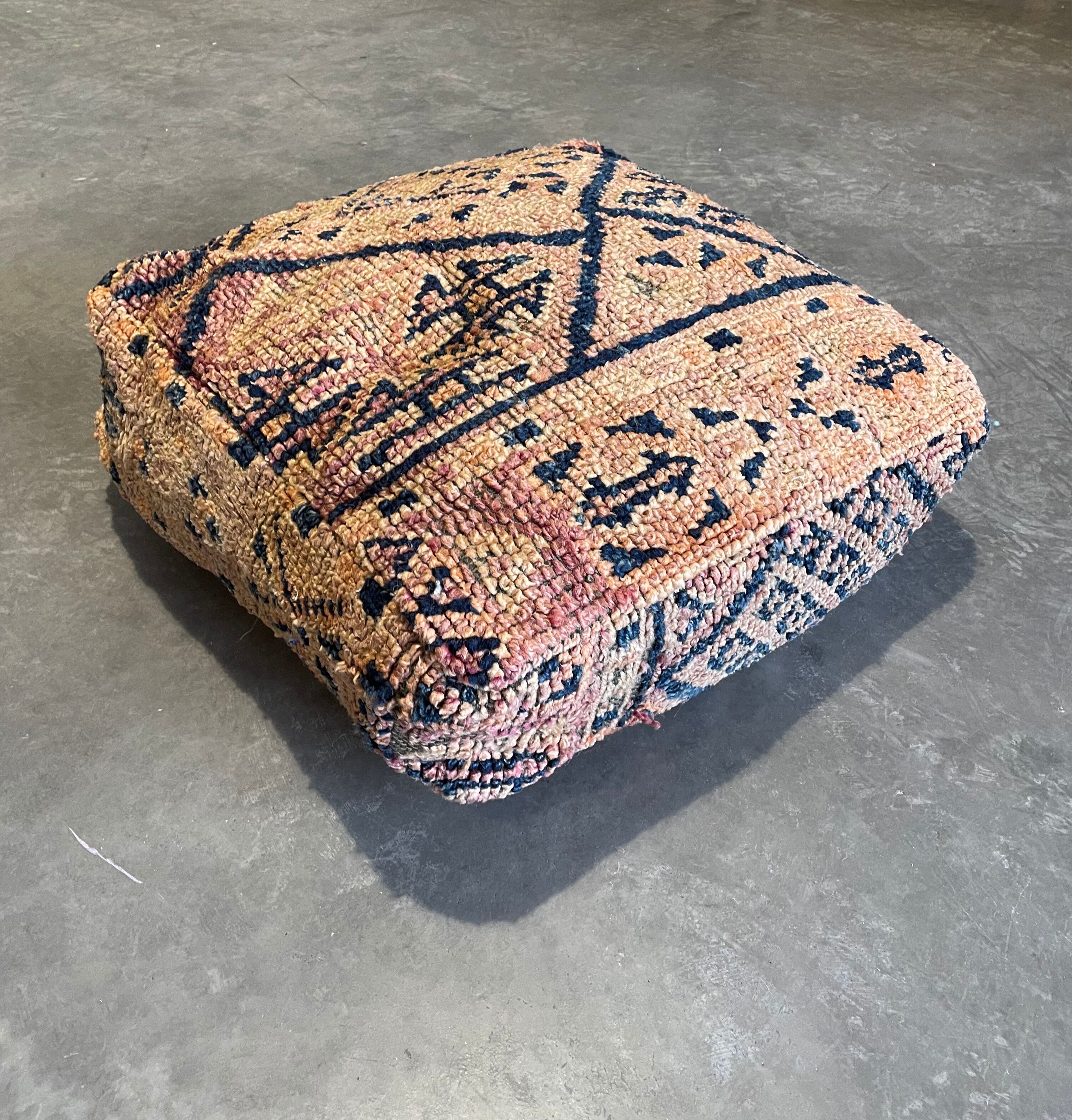 Moroccan pouf berbere of soil