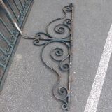 Old gate gate 2 wrought iron beating Sun L 176 cm x H 137 cm