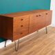 Long Retro Teak 1960s Avalon Mid Century Sideboard On Hairpin Legs