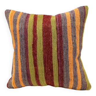 Turkish kilim cushion, 45x45 cm, KB-1377