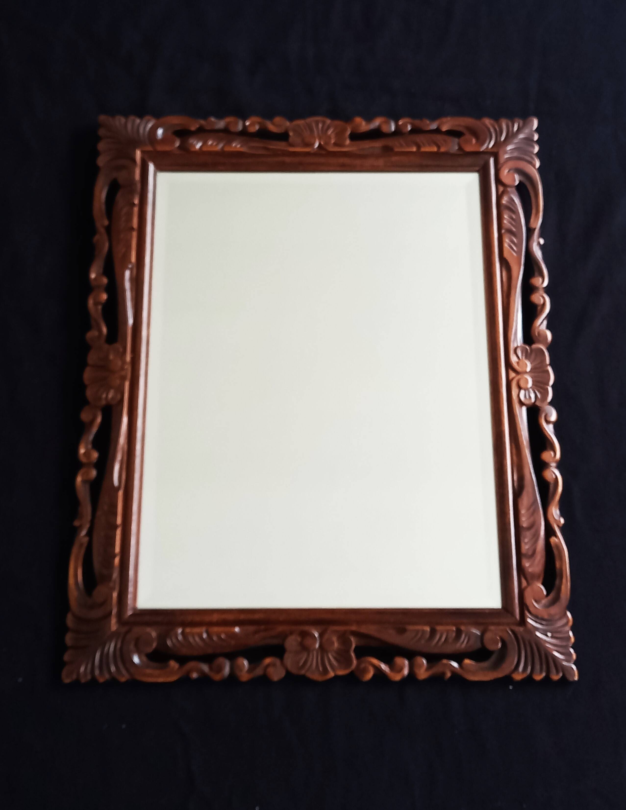 Large carved mirror neobaroque style