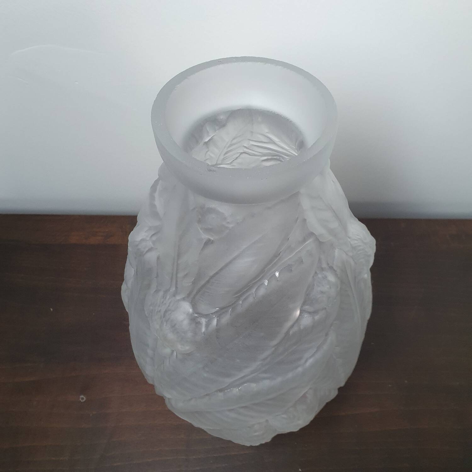 Polished glass vase Etaleune - Chestnut