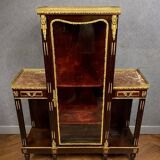 Display cabinet – Parisian cabinet in Louis XVI / Neoclassical style / mahogany / 19th century