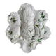 Compartmented bowl in Limoges porcelain. Aromatic plant decor