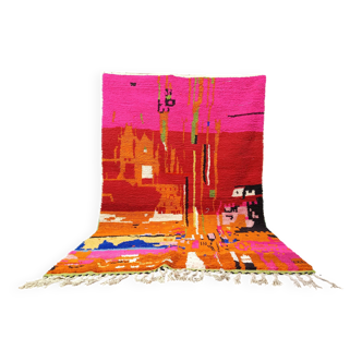 Traditional handmade carpet 250cm x 150cm Moroccan