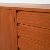 Scandinavian geometric sideboard from the 1960s