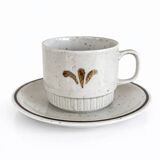 Vintage Bavaria coffee service – porcelain – blue flowers – 24 pieces – 70s