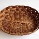 Old rattan basket basket