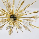 Grand Sputnik chandelier Metropolitan Opera in crystal and brass J.L. Lobmeyr