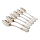 Silver dessert spoons