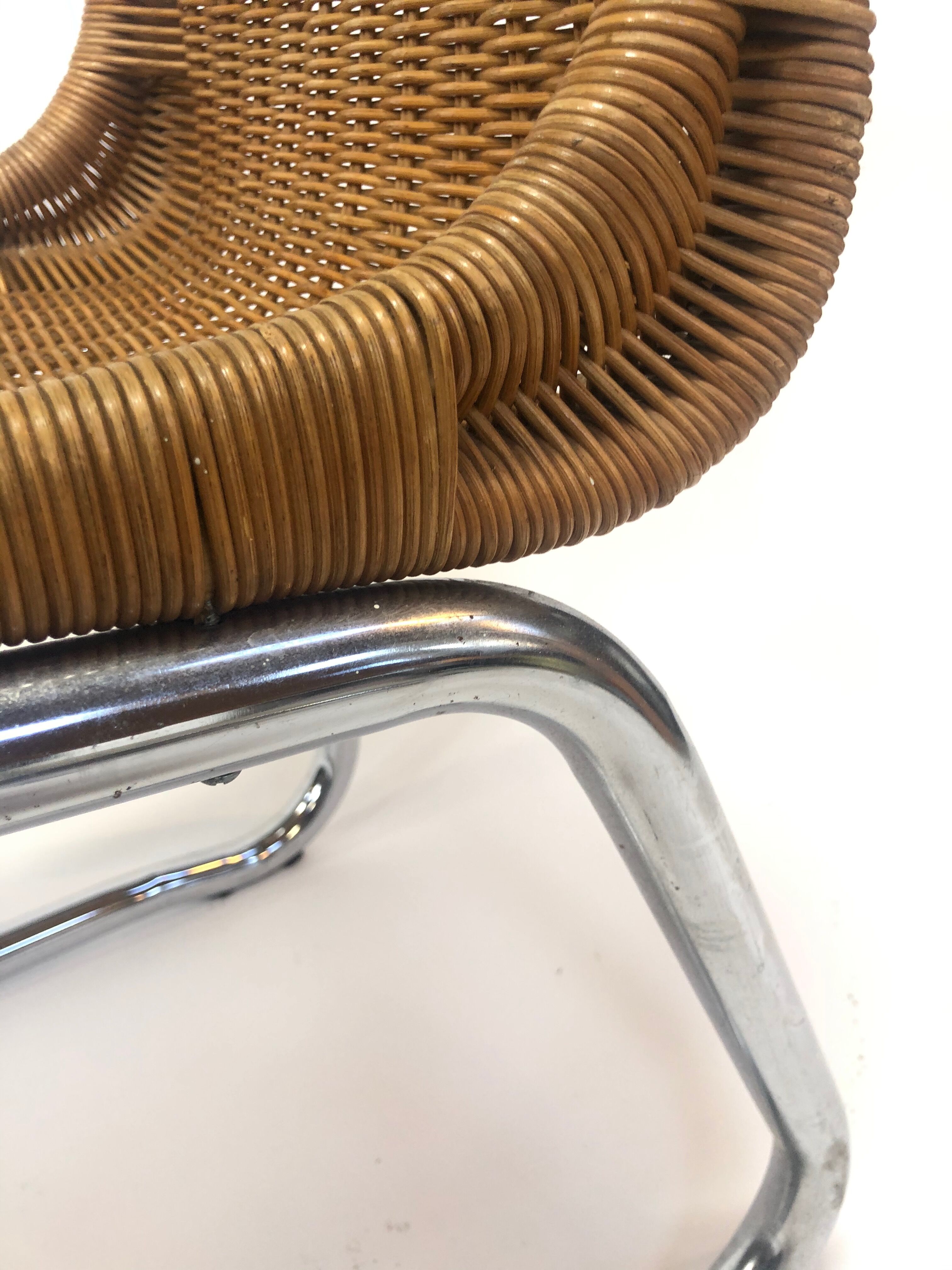 Dirk van Sliedrecht vintage tubular chairs