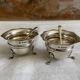 Pair of silver salt shakers