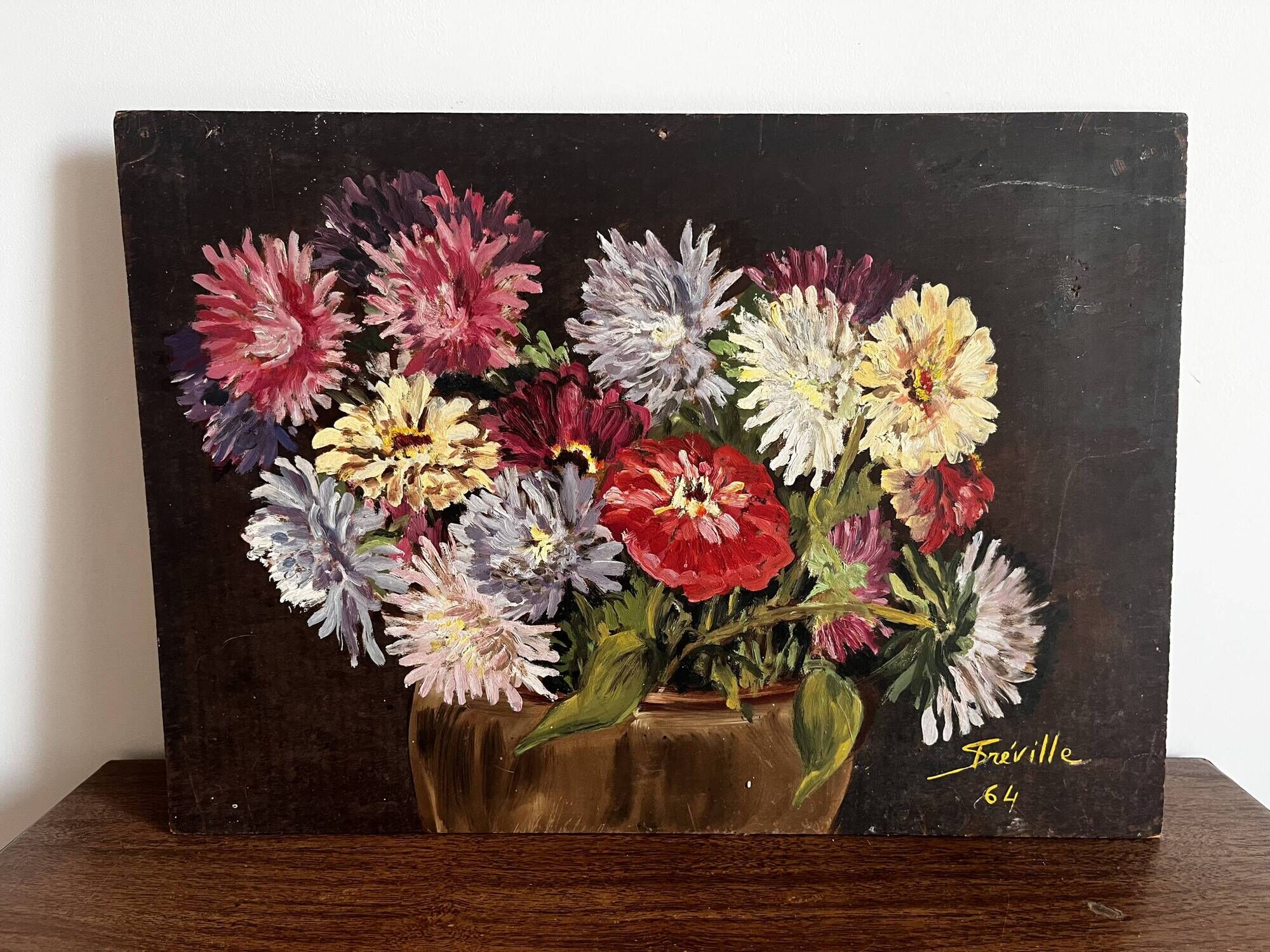 Oil on panel