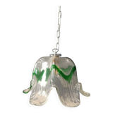 Suspension en verre de Murano, pour Mazzega, années 1960