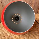 Pair of suspension red ball in metal annes 70