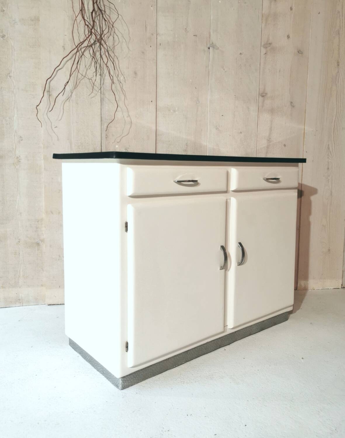 Small white sideboard