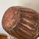 Old copper pot holder