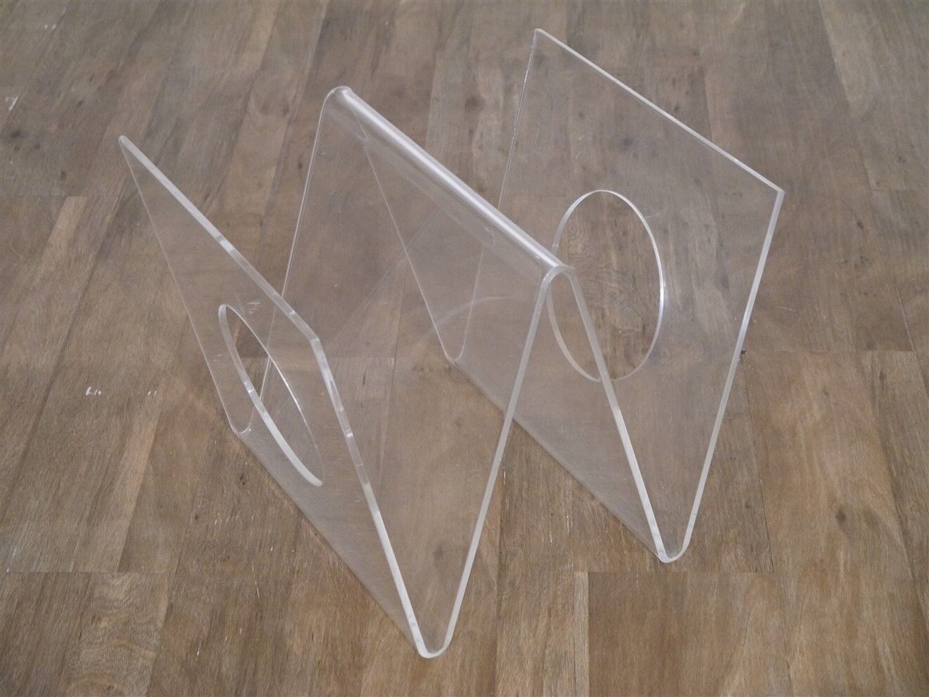 Vintage plexiglass magazine door from Roche bobois 1970