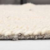 4x7 Kilim Contemporary Gray Beige Kilim Rug, 130x212Cm