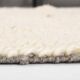 Tapis Kilim contemporain gris beige 4x7, 130x212 cm
