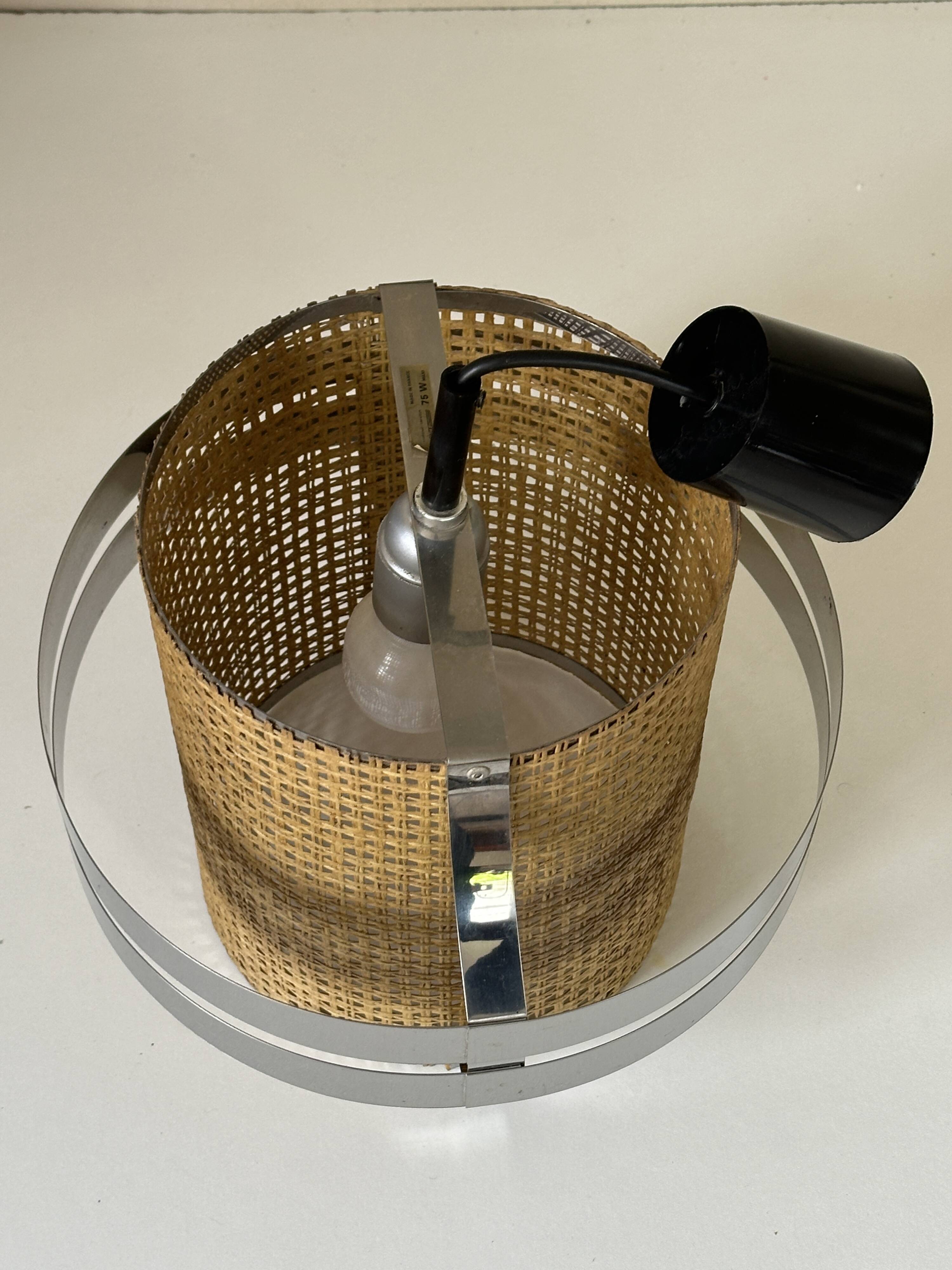 Suspension lustre design années 70
