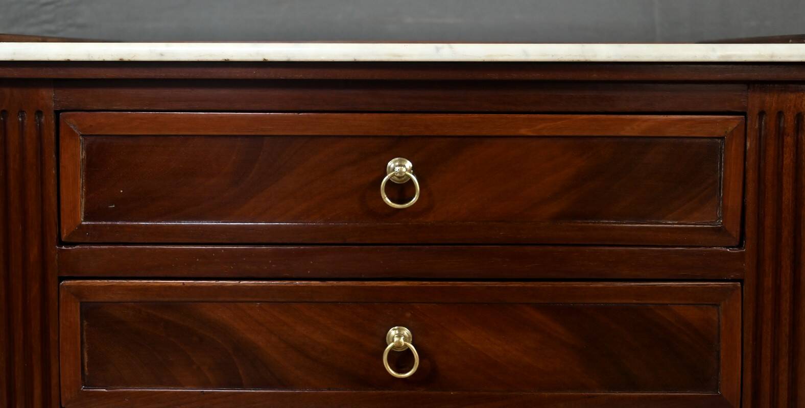 Small Mahogany Chest of Drawers, Louis XVI Style – Part 2 of the 19th Century